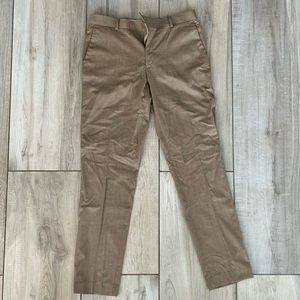 ASOS 34x34 unlined khaki color slim fit dress pants
